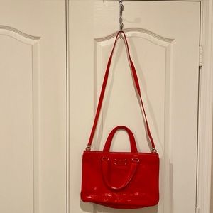 KATE SPADE Red Leather Shoulder Bag